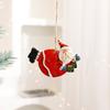 Santa Claus Hanging Pendants Christmas Tree Decor Resin Festive Decorations for Home Party Xmas DIY Gifts