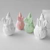 Stampi in silicone a forma di nano senza volto Artigianato fai-da-te Stampo in gesso Candela profumata fatta a mano Sapone Ornamento da tavolo Stampo antiaderente