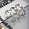 Two-tone Stainless Steel Bracelet For Apple Watch 38/40/41/42/44/45/46/49mm Series 1-10 & SE Metal Wristband for IWatch Series