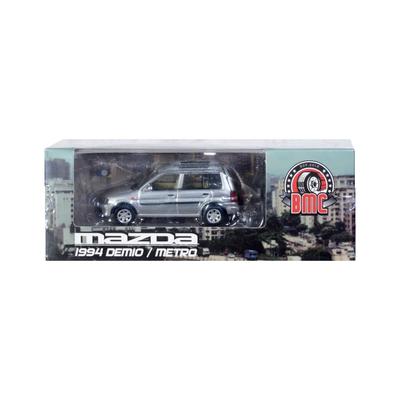 BM Creations Mazda Demio 94 Silver Scale Model 64B0312 (LHD) 1/64