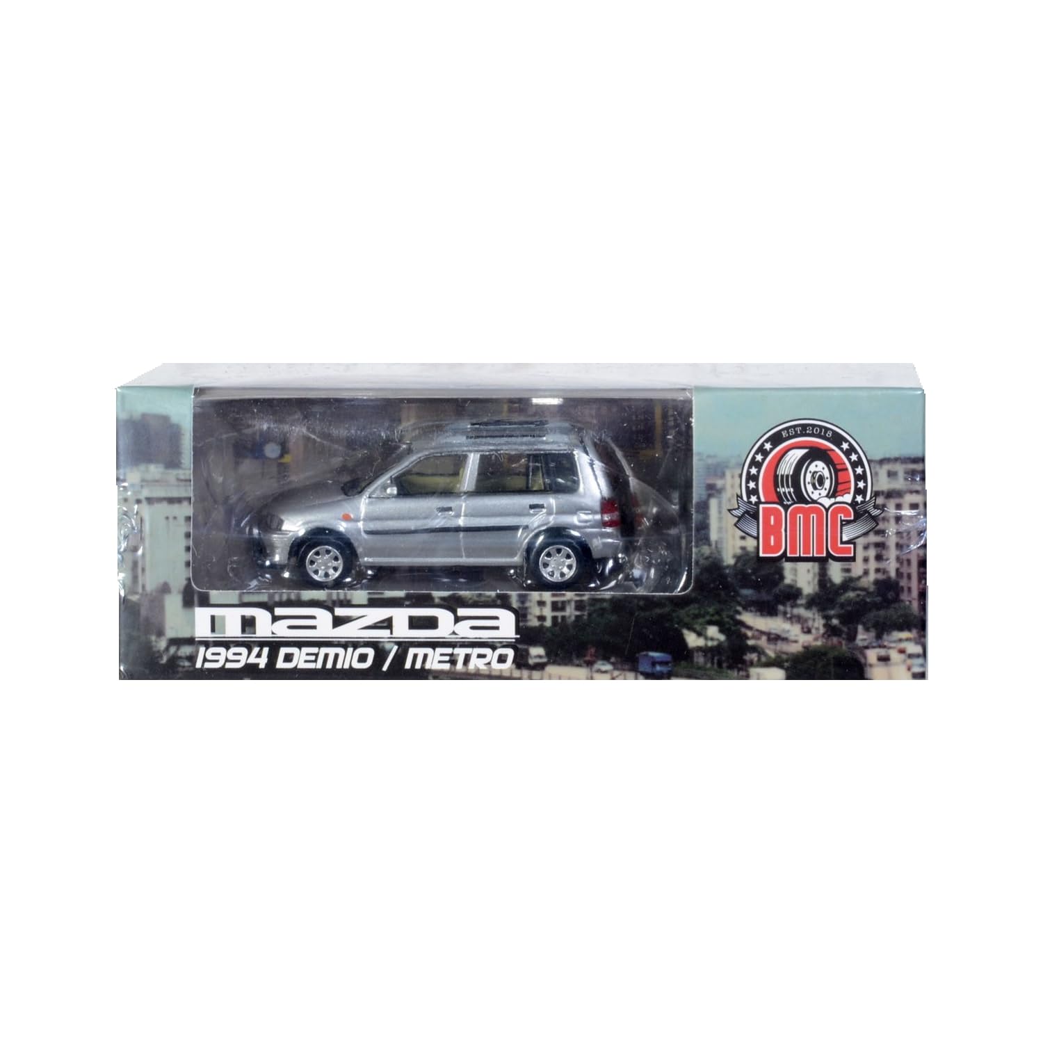 

BM Creations Mazda Demio 94 Серебристый Масштабная модель 64B0312 (LHD) 1/64