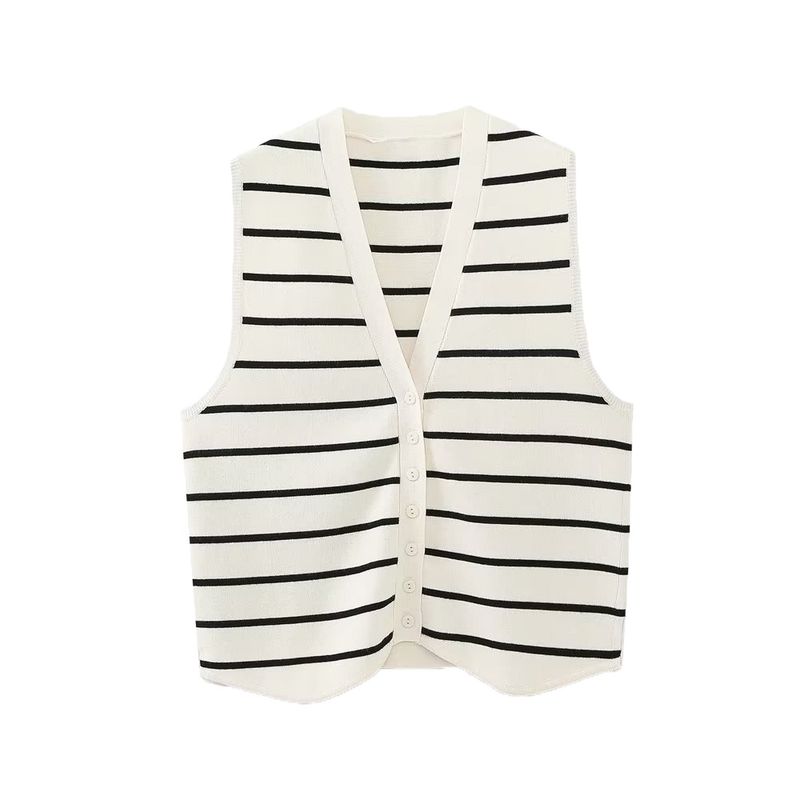 Kaslead Fashion Style Sleeveless Knit Vest Vest
