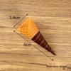 Miniature Ice Cream Cone DIY Clay Toy - Crispy Cone Play Food Model Accessories