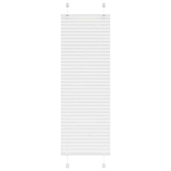 VidaXL Store plissé blanc 40x150 cm largeur du tissu 39,4 cm polyester, store plissé de fenêtre, store accordéon, store 4015488