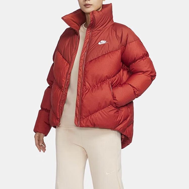 New Nike THERMA FIT Down Jacket Women's Red FD8212-832