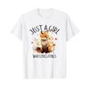 Just A Girl Who Loves Foxes Very Cute Design T Shirt Vintage Versatile Fashion Stylish Comfortable Stretched Casual
