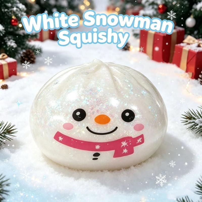 Süße Weihnachts-Quetschspielzeuge Kawaii Schneemann Rentier Weihnachtsmann Stressabbau Fidget Toys mit Geschenkbox für Weihnachtsfeier Preise