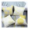 Cushion Cover 45 45 Set of 4 Scandinavian Geometric Pattern Different Pattern Linen Flax Cute Stylish Zipper Modern Home Decoration Car Ornament All