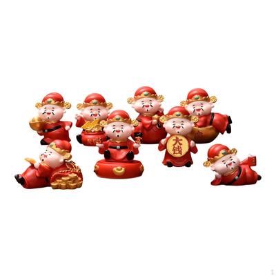 Čínské Figurky Dárek Umění Dekorativní Sochy pro Kancelářský Stůl Vstup