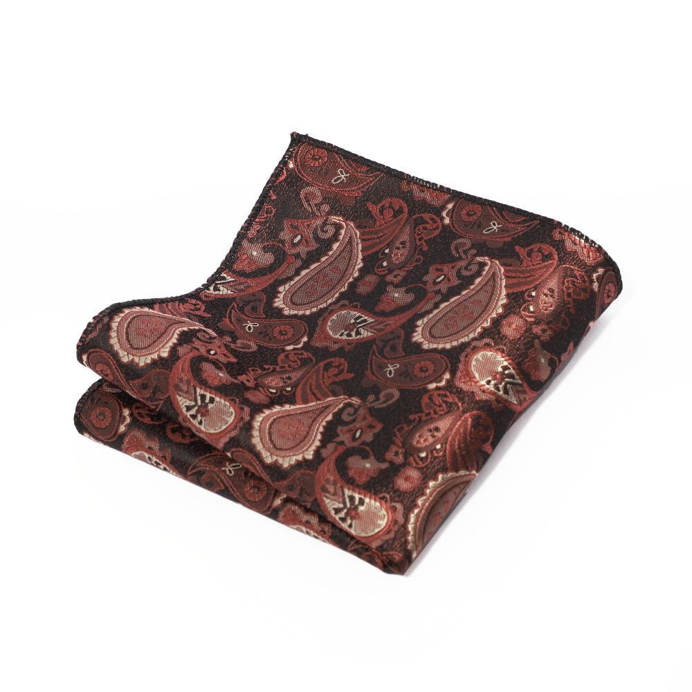 Herrficka i paisley-mönstrat polyester för affärs- eller fritidskostymer