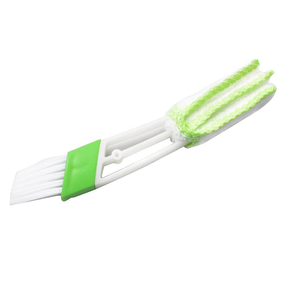 

Car Air-Conditioner Outlet Cleaning Tool Double Ended Mini Dust Brush Car Interior Accessories Multi-purpose Cleaning Brush зелений