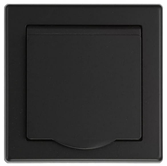 Single socket with grounding IP44, outdoor, hermetic