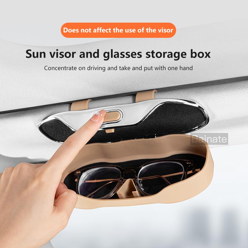 For Mazda SKYACTIV Axela Atenza CX30 CX5 CX8 CX9 MX5 RX8 Car Visor Sunglasses car Glasses Case Glasses Holder Glasses Clip Box