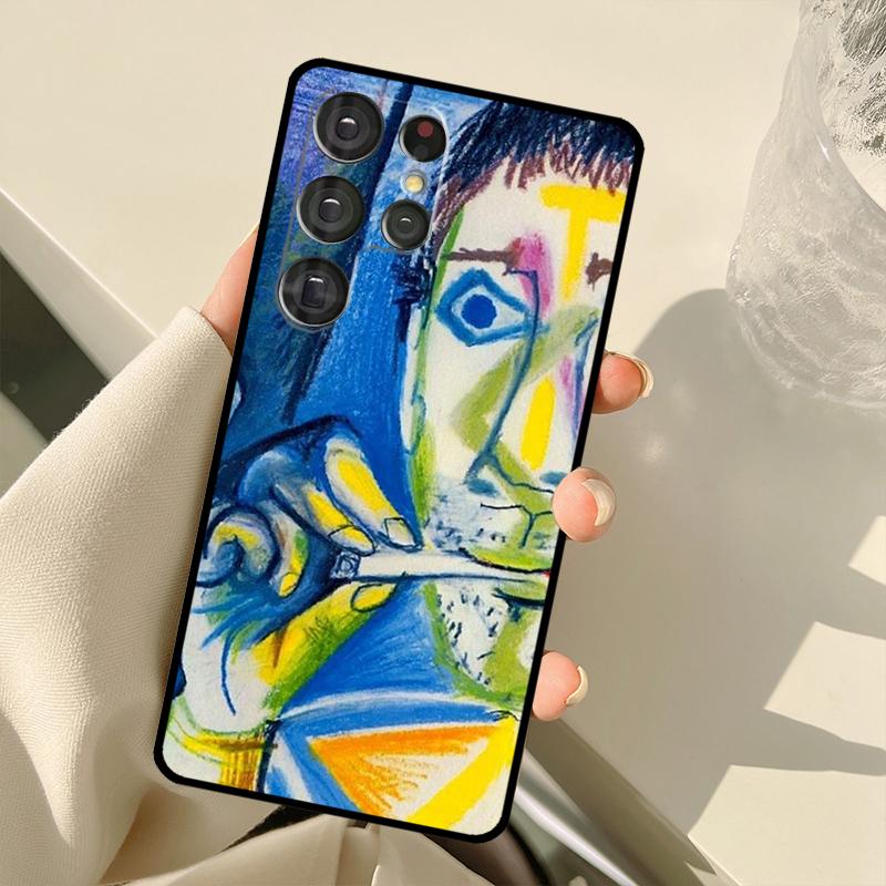 Picasso Abstract Art Painting For Samsung Galaxy S23 S22 Ultra S21 S20 FE S8 S9 S10 Note 10 Plus Note 20 Ultra Phone Case