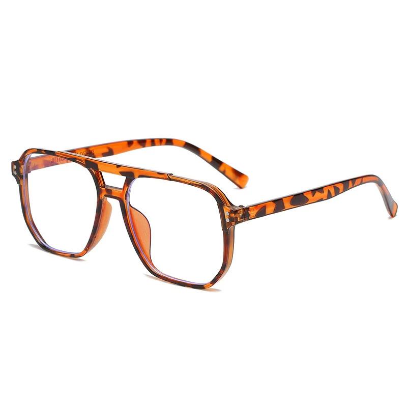 Transparent Computer Eyeglasses Glasses Frame Women's Men's Anti Blue Light square Eyewear Blocking Eyeglasses Optical Prescription Lenses Spectacle
