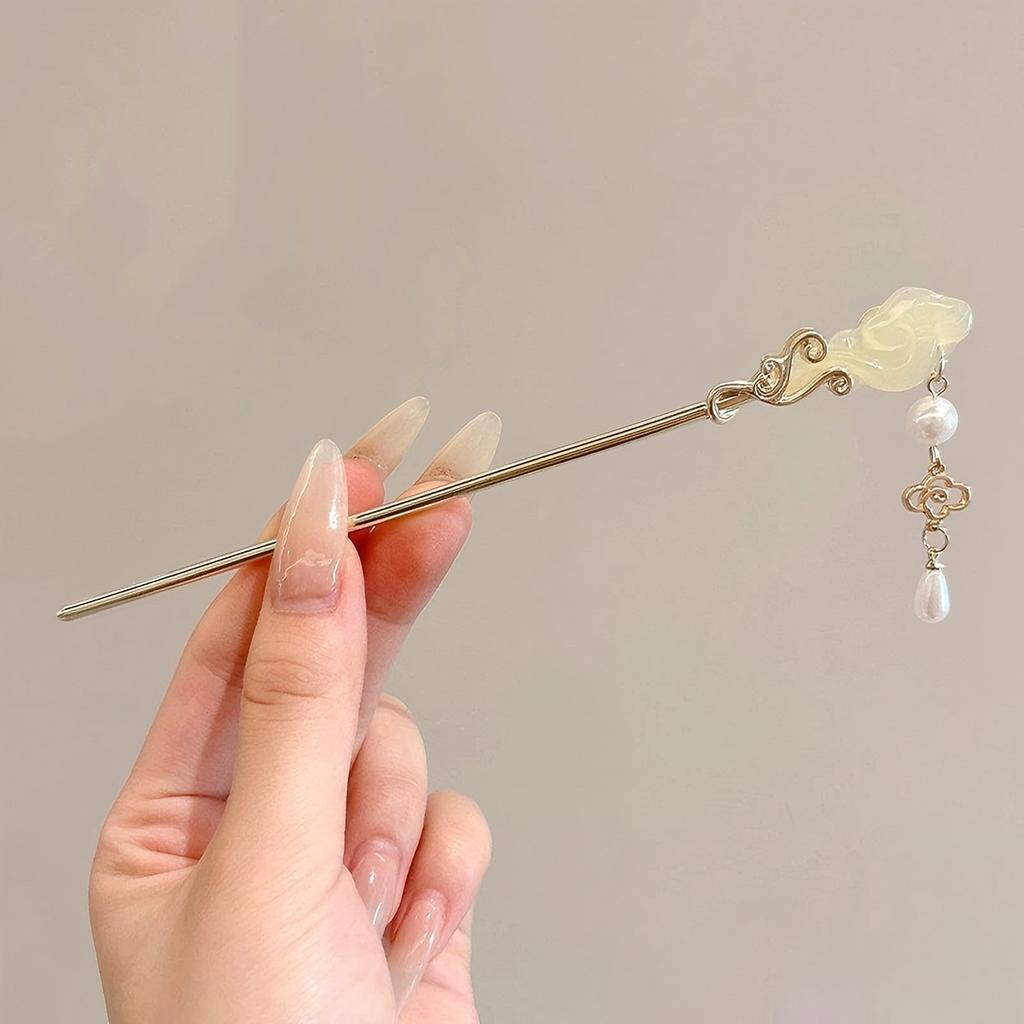 1 ks elegantní čínský styl květina motýl střapec vlásenka vintage vlasový nástroj denní nošení vánoční dárek pro ženy šperky vlasový doplněk