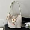 Pc Woven Bag With Magnetic Closure For Daily Street Style Fashion