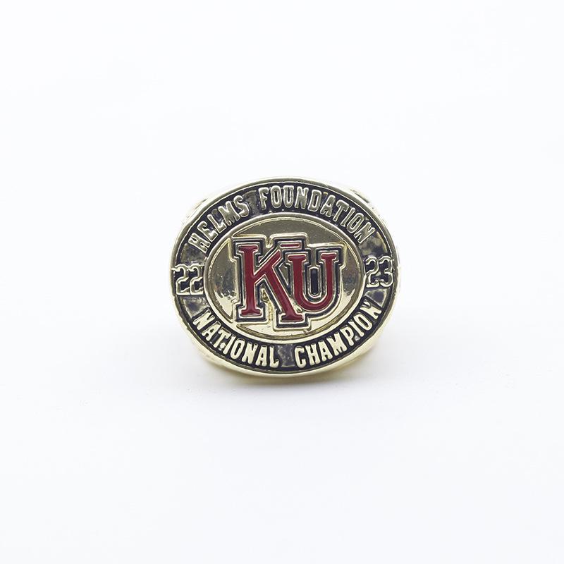University of Kansas Jayhawks 1922-1923 NCAA Basketball Championship Ring Size 11