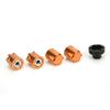 4pz Tappo Centrale Cerchione M4 Dado Adatto per Traxxas TRX4 per Axial SCX10 90046 D90 per Tamiya
