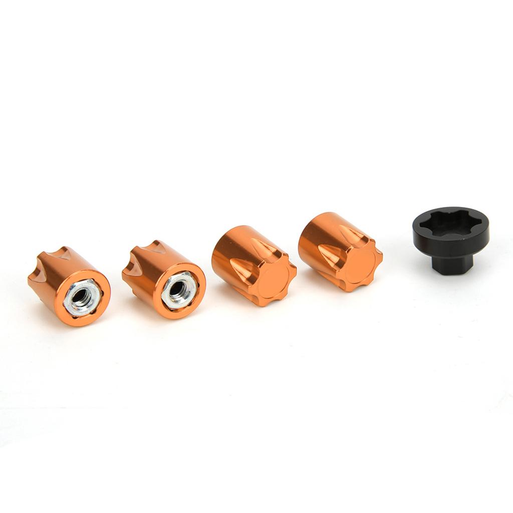 4pz Tappo Centrale Cerchione M4 Dado Adatto per Traxxas TRX4 per Axial SCX10 90046 D90 per Tamiya