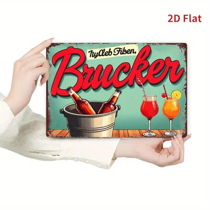 Decorative Metal Beer Sign 30x20cm
