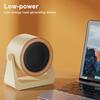 Portable Desktop Heater Small Fan Heater Bedside Space Heater for Office Bedroom Tip-Over & Overheat Protection