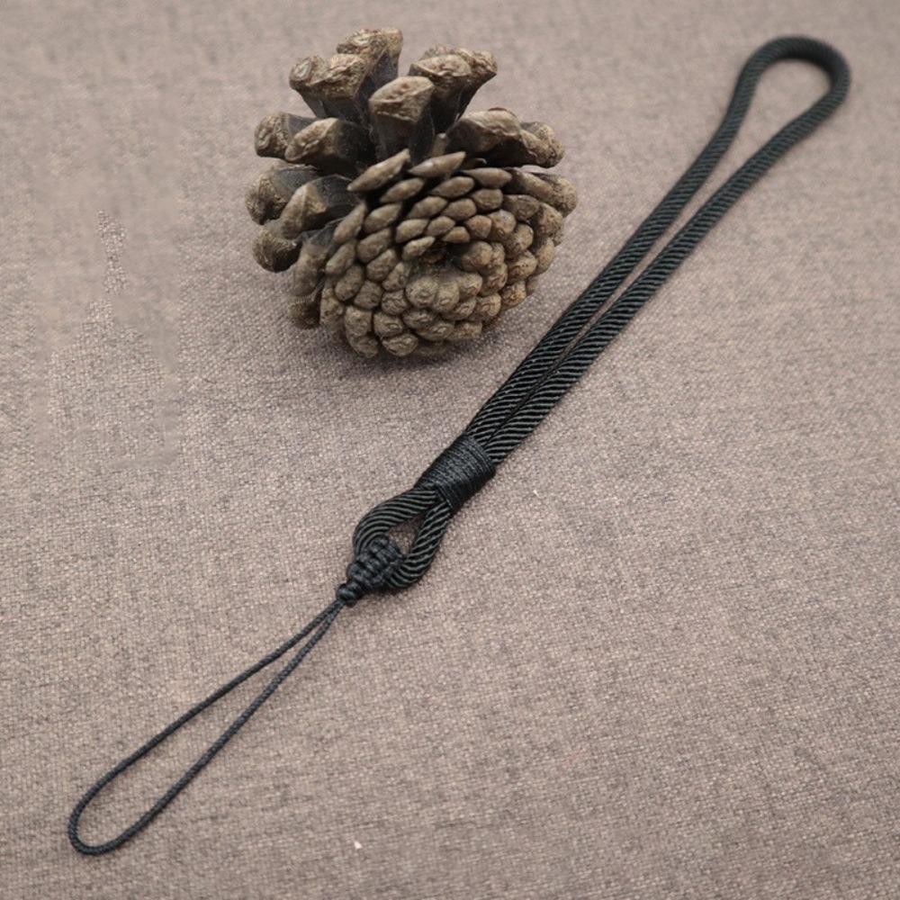 Simple Short Wrist Rope Handmade Phone Case Keychain Braided Rope Phone Lanyard  Phone Accessories