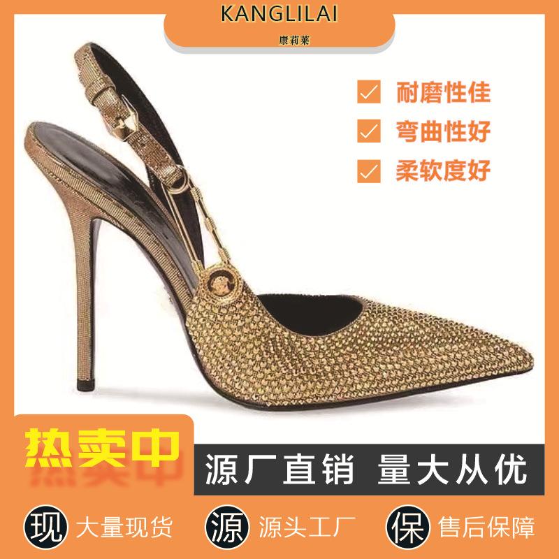 Directly from the pointed crystal high heels, simple and fashionable versatile empty bag head high heels sandals