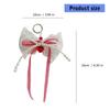 Fashion Bowknot Keychain Multifuntional Charm Stylish Key Holder Elegant Bag Pendant Suitable for Keys Bags and Phones