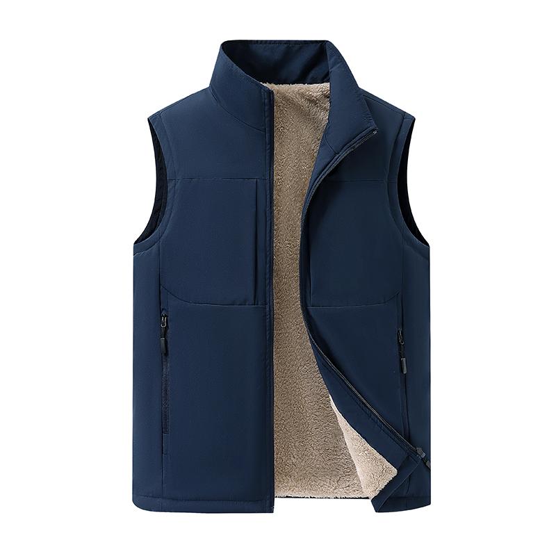 Lamb Fleece Coat for Men, Warm Coat, Large Casual Plus Fleece Jacket