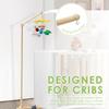 1 Pc Wooden Floor Standing Crib Mobile Arm 153.5 cm Crib Mobile Bed Bell Wooden Bracket for Hanging Bed Bell and Baby Bed Toys