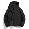 3-in-1 Waterproof Windproof Hiking Jacket With Removable Fleece Liner Men Women Outdoor Trekking Camping