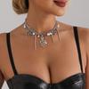 Elegant Snake Pearls Pendant Necklace Fashionable and Unique Statement Jewelry Tassels Necklace Present for Women Girls