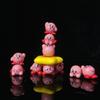 Kirby Stackable Birthday Gift Anime Merchandise Toy Layered Doll Set, Fun Cartoon Toy, Cute Stress-Relief Toy To Give To Friends