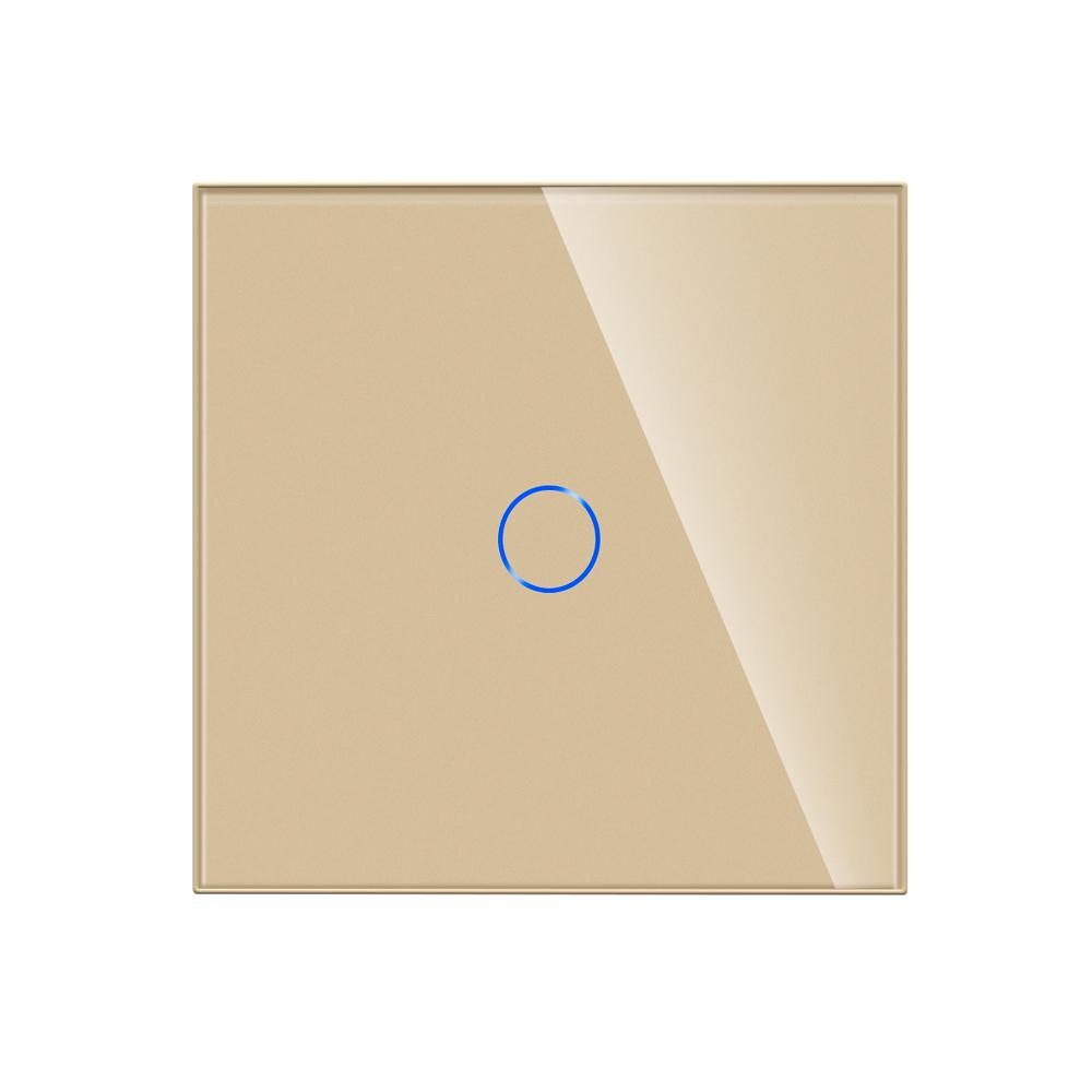 Smart Wall Switch Touch Switch Smart 1Gang 2Way Light Switch 1000W/gang