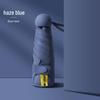 New Macaron Color Five-Fold Ultra-Light Sun Protection Compact Mini Umbrella with Buckle Handle