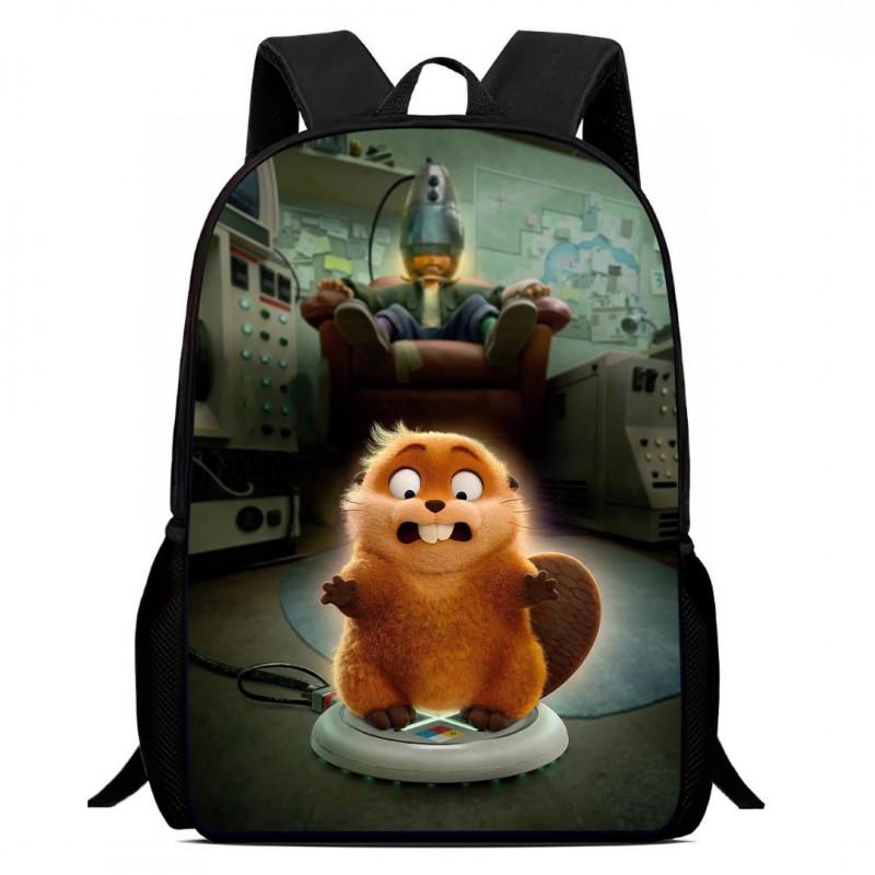 Kinder Cartoon Print Rucksack Grundschulkinder - Leichte Ergonomische Zweigurt-Tasche Mit Atmungsaktivem Oxford-Stoff
