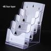 A4 Acrylic Three-Layer Brochure and Leaflet Display Stand