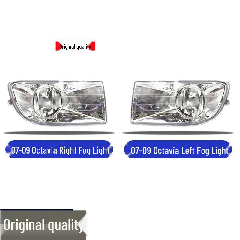 Fog Light Assembly for Skoda Octavia (2007-2014) - Front Bumper Replacement Pair of left and right + pair