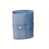 1PC PU Leather Ear Stud Storage Bag Multi-layer Jewelry Finishing Storage Organizer Book Type Storage Bag For Earrings Rings