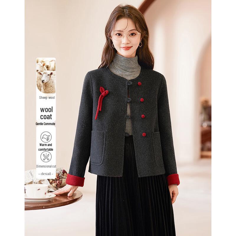 

Women s Designer Petite Winter Wool Blend Coat M