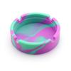Silicone Rubber Round Ashtray, Heat Design for Home and Outdoor