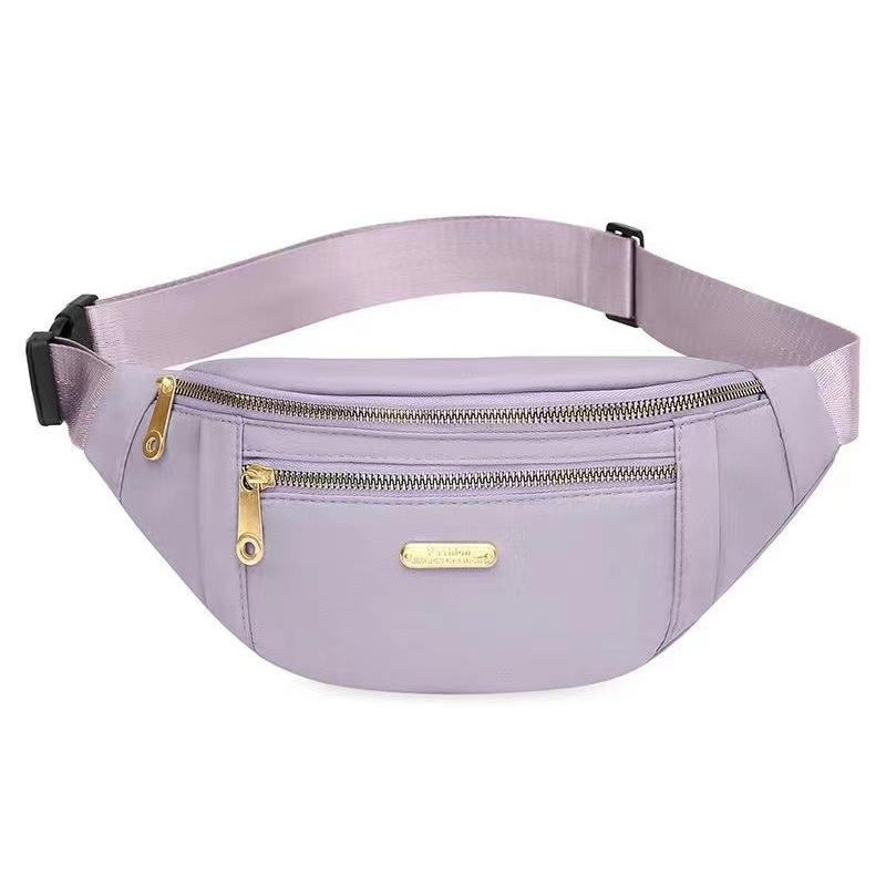 

Сумка на пояс для женщин и мужчин, водонепроницаемая, карманная, нагрудная, унисекс, спортивная, дорожная, сумка для носочков, поясная сумка, сумка для живота фиолетовый
