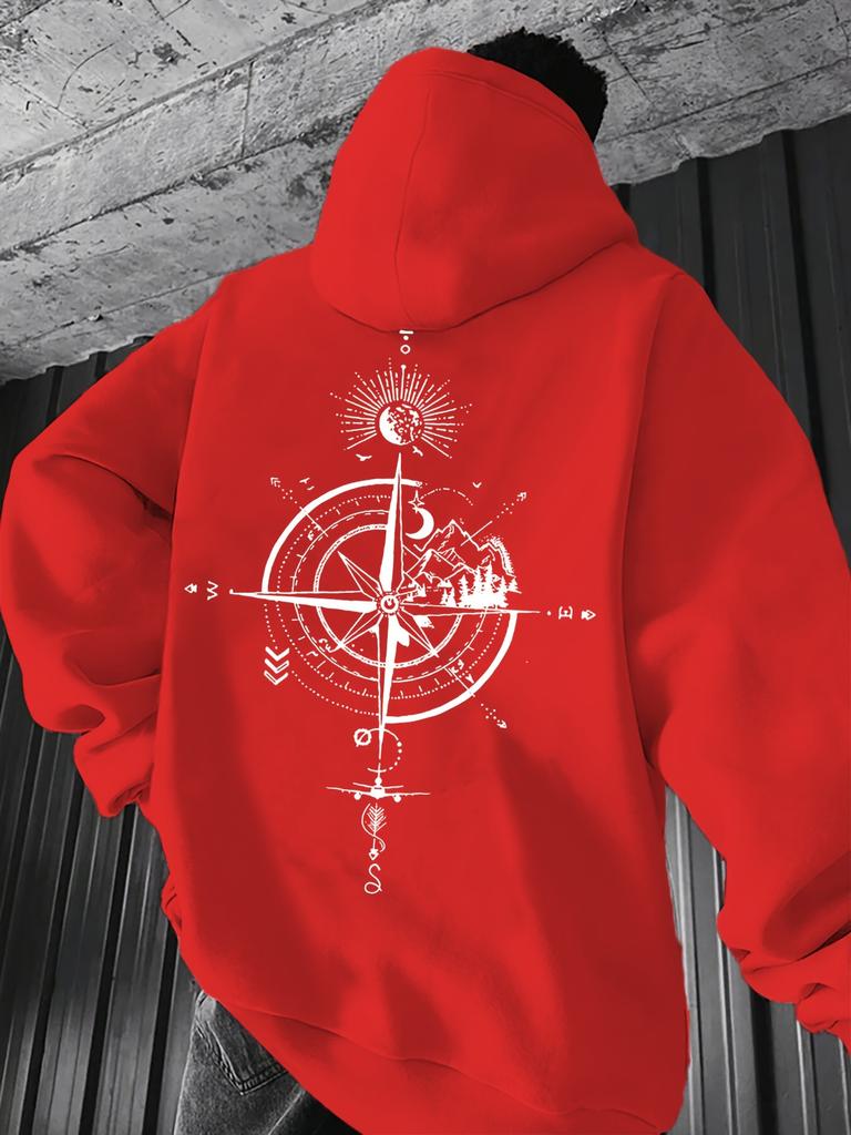 Fall/Winter Men's Casual Hooded Sweater and Beautiful Hooded Sweater Styles Suitable for Young People for the School Season