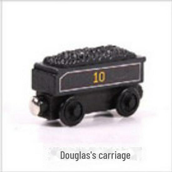 Children's Wooden Toy Train Head Cake Decoration - YB02