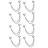 Exquisite DIY Sewing Supplies Hooks Chain Magnetic Buckle Brooch Buckles Roll Up Pants Legs Alloy Change Shorts Trouser Legs