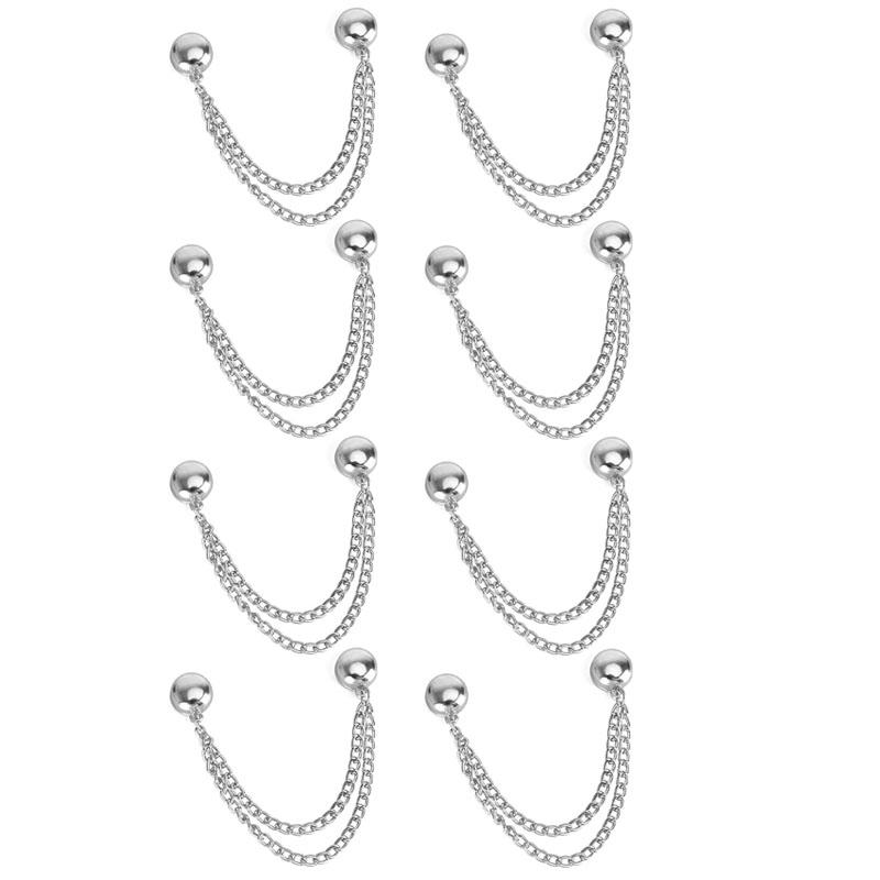 Exquisite DIY Sewing Supplies Hooks Chain Magnetic Buckle Brooch Buckles Roll Up Pants Legs Alloy Change Shorts Trouser Legs