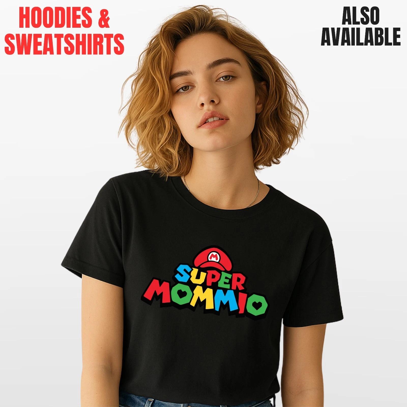 Super Mommio Graphic T-Shirt - Fun Gamer-Inspired Mum Tee, Mother s Day Gift XXXL