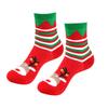 Cute Cartoon Mid-calf Cotton Socks With Christmas Elk Snowman And Sock Patterns