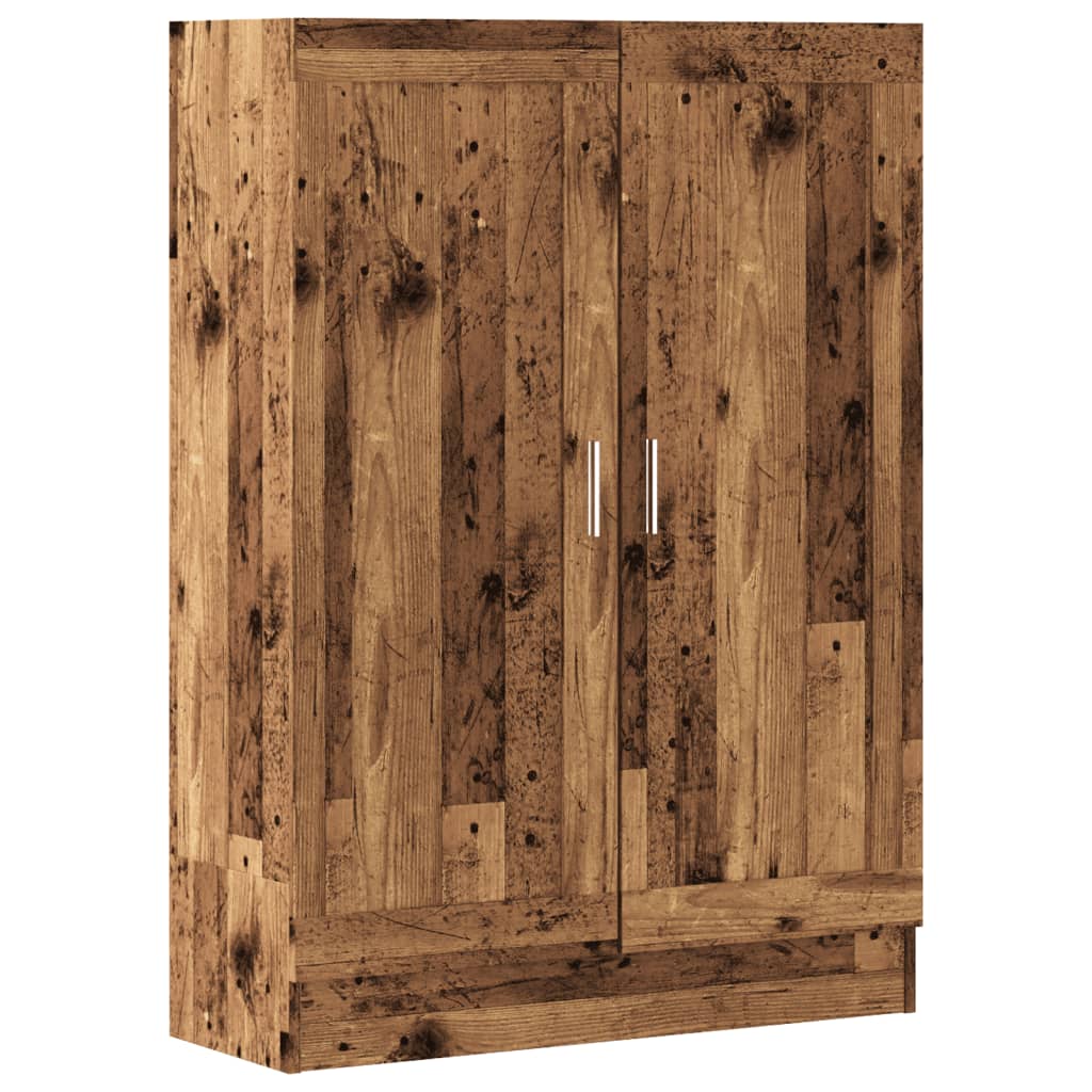 Vidaxl Szafka Na Książki, Stare Drewno, 82,5X30,5X115 Cm